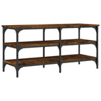 Schuhbank Räuchereiche 100x38,5x49 cm Holzwerkstoff