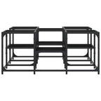 Couchtisch Schwarz 91x91x40 cm Holzwerkstoff