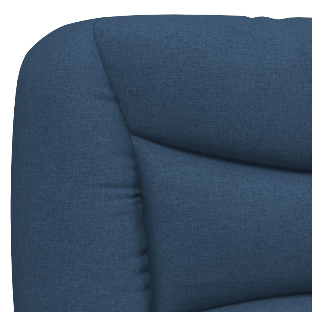 Bettgestell mit LED ohne Matratze "Hvar" Blau 80x200 cm Stoff