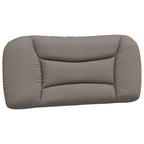 Bettgestell mit LED ohne Matratze "Hvar" Taupe 90x190 cm Stoff
