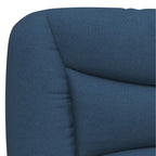 Bettgestell mit LED ohne Matratze "Hvar" Blau 90x190 cm Stoff