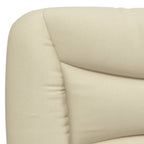 Bettgestell mit LED ohne Matratze "Hvar" Creme 140x200 cm Stoff