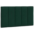 Bettgestell mit LED ohne Matratze "Hanko" Dunkelgrün 90x190 cm Samt