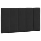 Bettgestell mit LED ohne Matratze "Hanko" Schwarz 90x200 cm Samt