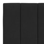 Bettgestell mit LED ohne Matratze "Hanko" Schwarz 90x200 cm Samt
