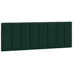 Bettgestell mit LED ohne Matratze "Hanko" Dunkelgrün 120x200 cm Samt