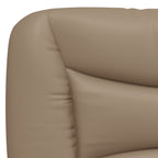 Bettgestell mit LED ohne Matratze "Hvar" Cappuccino-Braun 120x200 cm