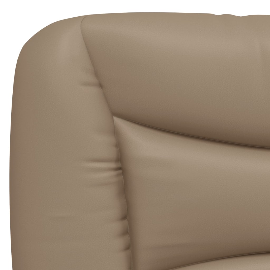 Bettgestell mit LED ohne Matratze "Hvar" Cappuccino-Braun 120x200 cm