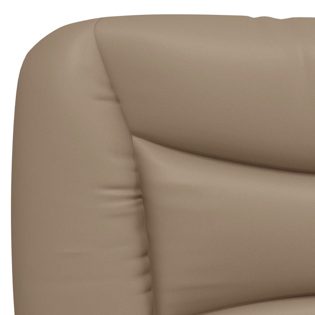 Bettgestell mit LED ohne Matratze "Hvar" Cappuccino-Braun 140x200 cm