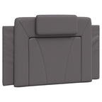 Bettgestell "Viana" mit LED ohne Matratze Grau 80x200 cm