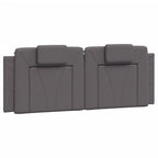 Bettgestell "Viana" mit LED ohne Matratze Grau 120x200 cm