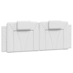 Bettgestell "Viana" mit LED ohne Matratze Weiß 140x190 cm