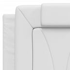 Bettgestell "Viana" mit LED ohne Matratze Weiß 140x190 cm