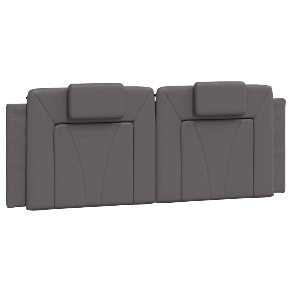 Bettgestell "Viana" mit LED ohne Matratze Grau 140x200 cm