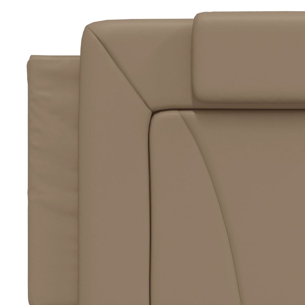 Bettgestell "Viana" mit LED ohne Matratze Cappuccino-Braun 160x200 cm