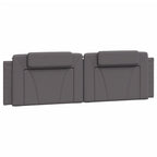 Bettgestell "Viana" mit LED ohne Matratze Grau 180x200 cm