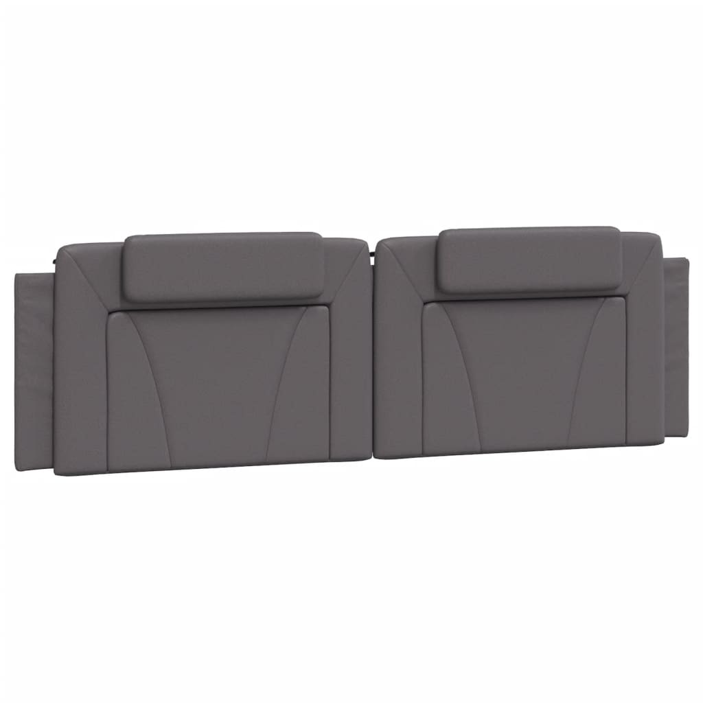 Bettgestell "Viana" mit LED ohne Matratze Grau 180x200 cm