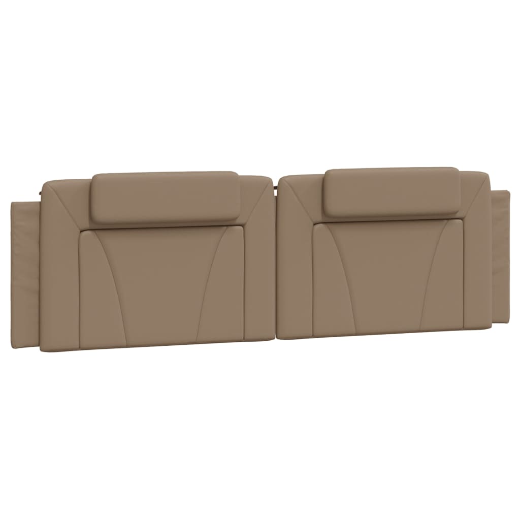 Bettgestell "Viana" mit LED ohne Matratze Cappuccino-Braun 180x200 cm