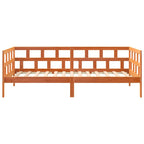 Tagesbett ohne Matratze Wachsbraun 80x200 cm Massivholz Kiefer