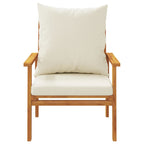 5-tlg. Garten-Lounge-Set mit Kissen Massivholz Akazie