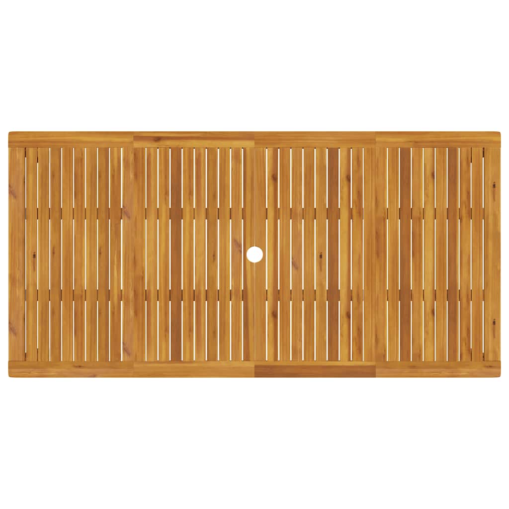 Garten-Esstisch 180x90x75 cm Massivholz Akazie