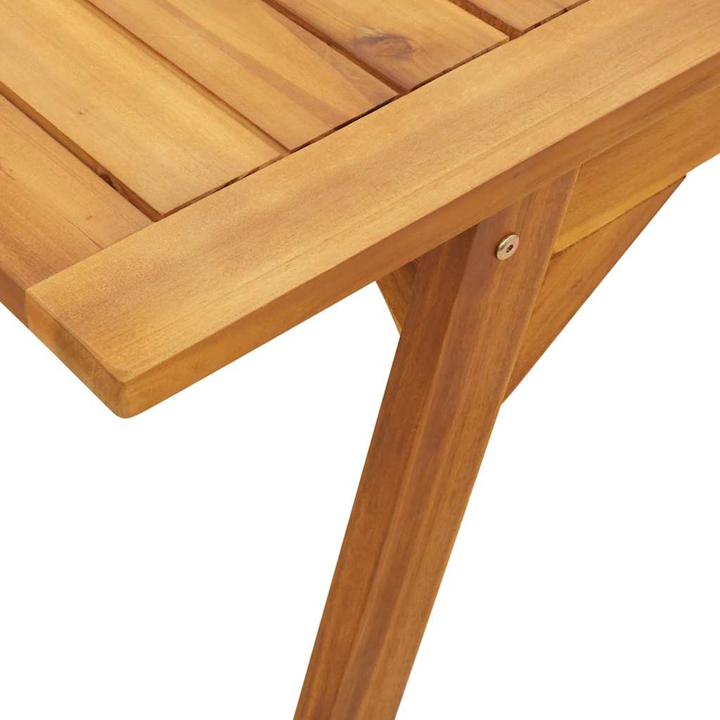 3-tlg. Balkon-Set Massivholz Akazie