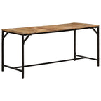 Esstisch 160x80x75 cm Raues Massivholz Mango