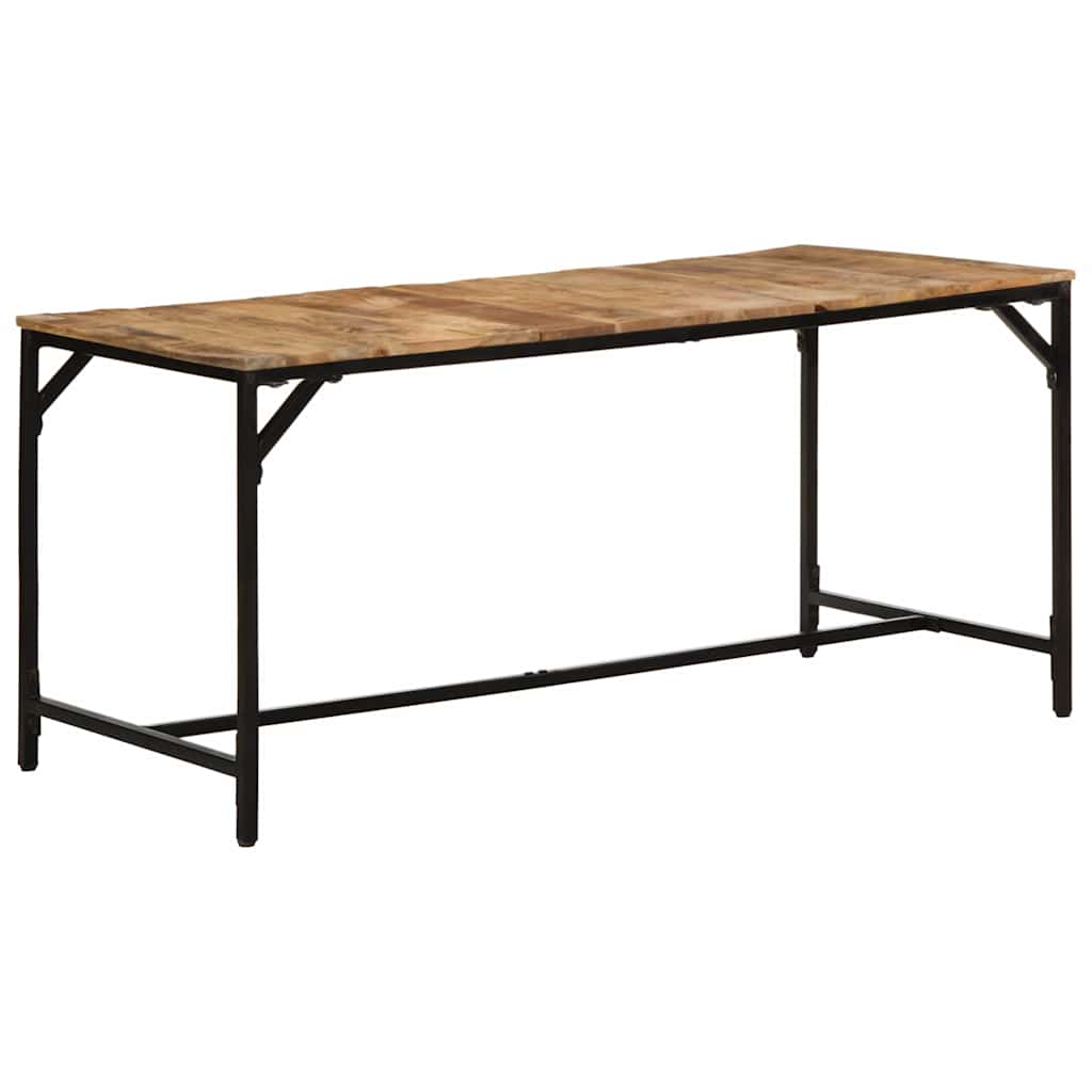 Esstisch 160x80x75 cm Raues Massivholz Mango