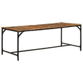 Esstisch 200x100x75 cm Raues Massivholz Mango