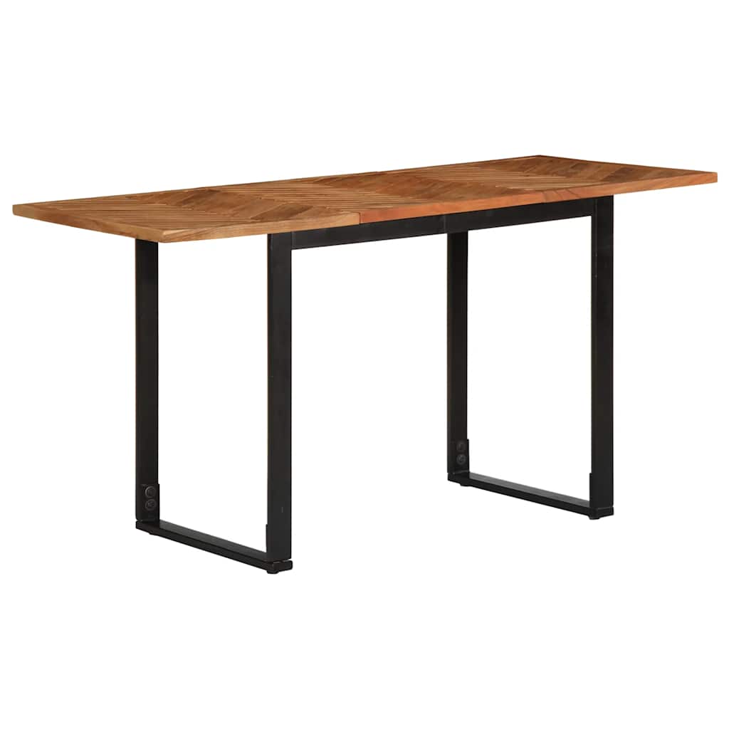 Esstisch 140x70x75 cm Massivholz Akazie