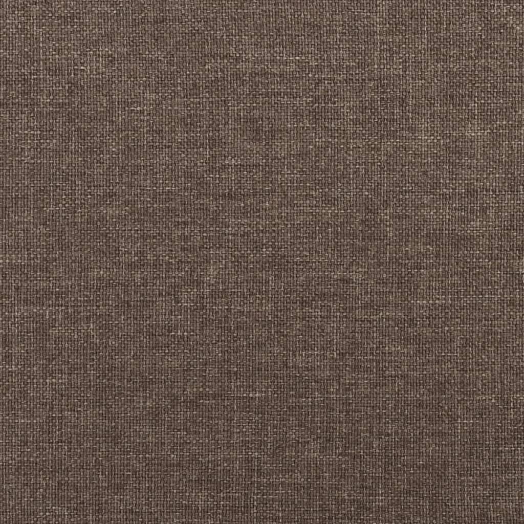 Schlafsofa 2-Sitzer mit 2 Kissen Taupe Stoff