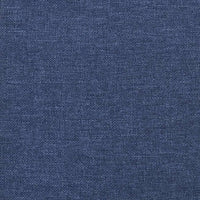 Schlafsofa 2-Sitzer Blau Stoff