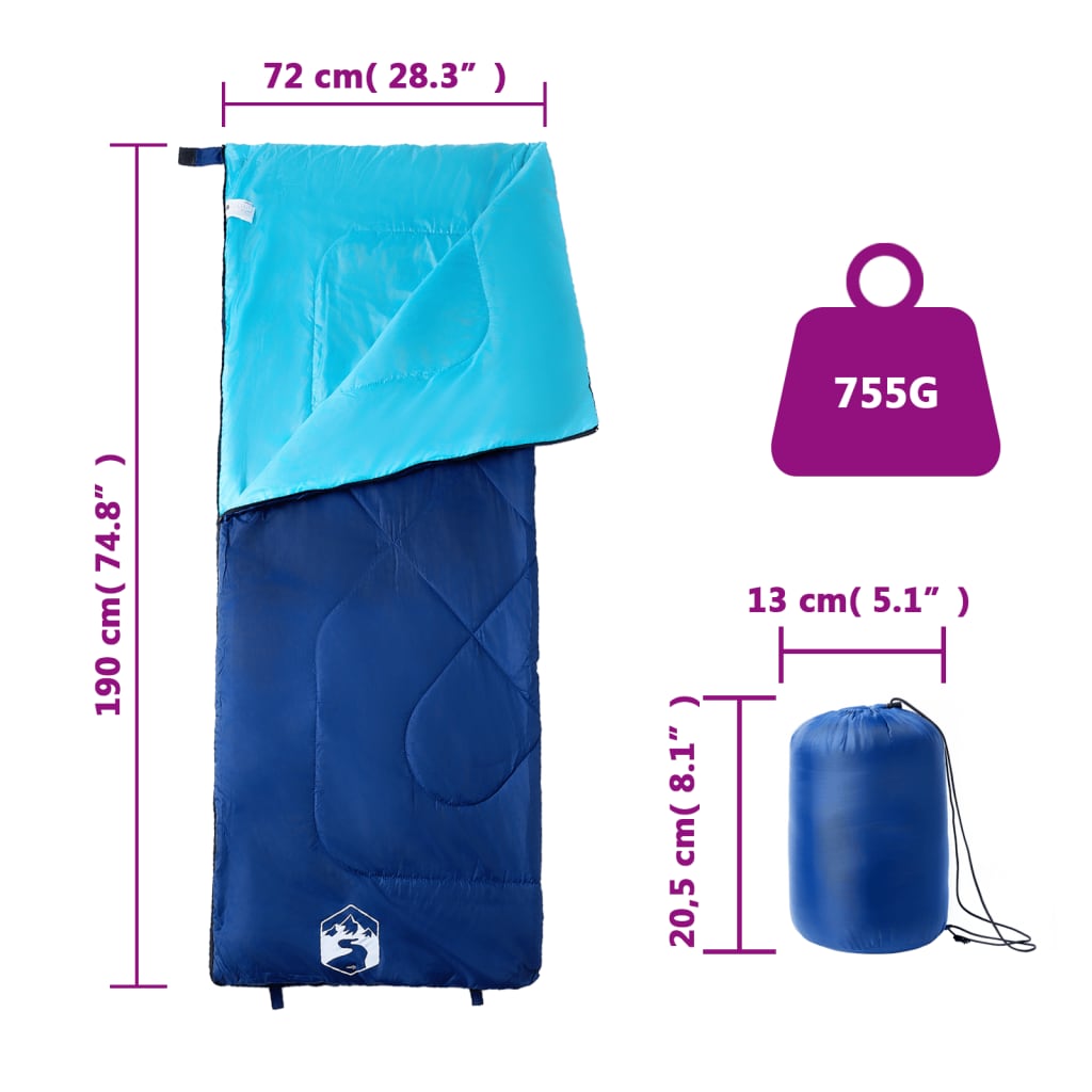 Schlafsack für Erwachsene Camping 3 Jahreszeiten