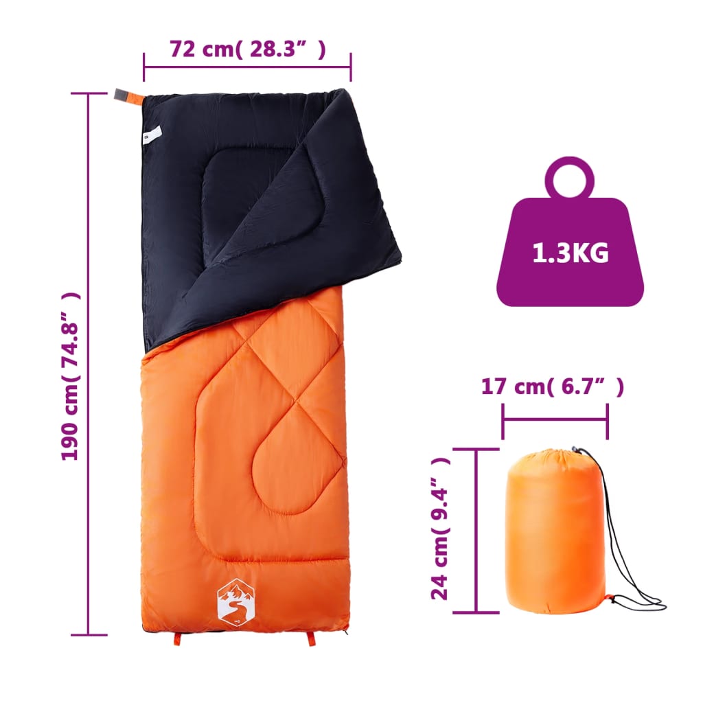 Schlafsack für Erwachsene Camping 3 Jahreszeiten