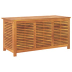 Gartenbox mit Lüftungsschlitzen 113x50x56 cm Massivholz Akazie