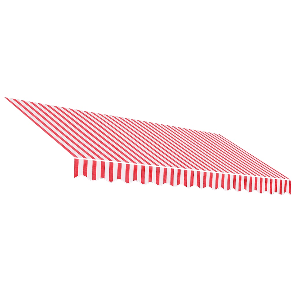Markisenbespannung Rot und Weiß Gestreift 3,5x2,5 m