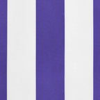 Markisenvolant Blau und Weiß Gestreift 5 m
