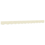 Markisenvolant Creme Gestreift 3 m
