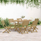 Gartenstühle 6 Stk. Klappbar 48,5x61,5x87 cm Massivholz Akazie