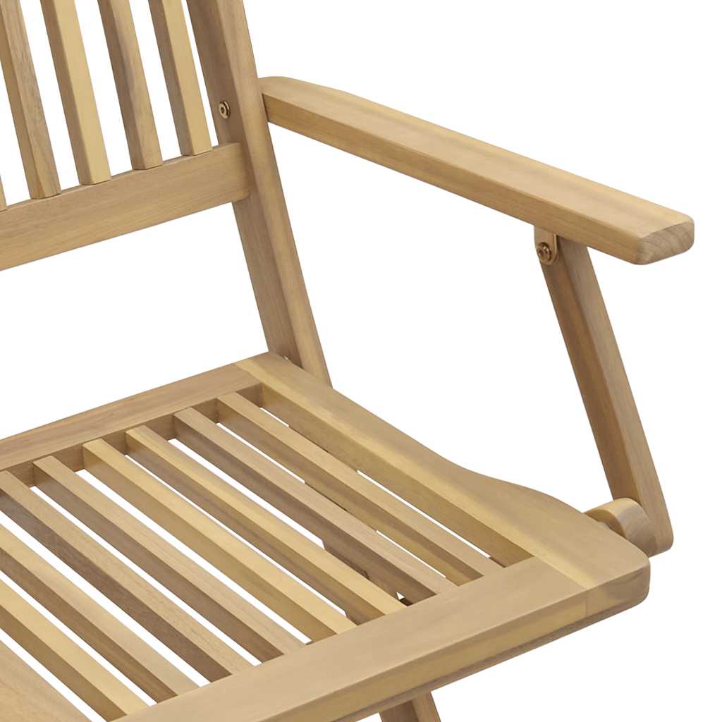 Gartenstühle 6 Stk. Klappbar 54x61x88 cm Massivholz Akazie