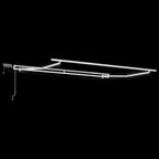 Markise Manuell mit LED Weinrot 300x250 cm
