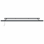 Markise Manuell Weinrot 500x300 cm