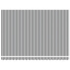 Markise Einziehbar Anthrazit und Weiß 4,5x3 m Stoff & Aluminium