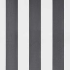 Markise Einziehbar Anthrazit & Weiß 3,5x2,5 m Stoff & Aluminium