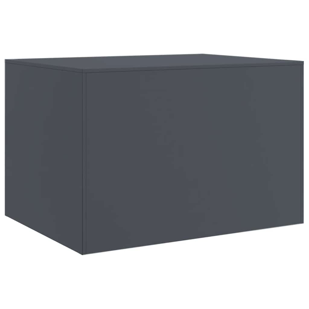 Couchtisch Anthrazit 67x50x44 cm Stahl