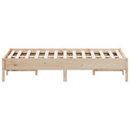 Massivholzbett ohne Matratze 120x190 cm Kiefernholz