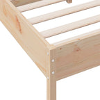 Massivholzbett ohne Matratze 140x190 cm Kiefernholz