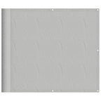 Balkon-Sichtschutz Hellgrau 90x1000 cm 100 % Polyester-Oxford
