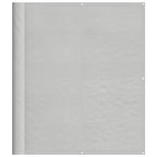 Balkon-Sichtschutz Hellgrau 120x500 cm 100 % Polyester-Oxford
