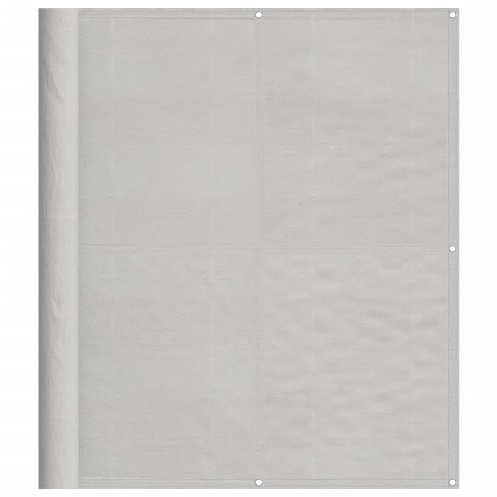 Balkon-Sichtschutz Hellgrau 120x600 cm 100 % Polyester-Oxford